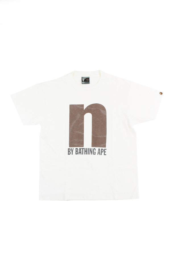 Bape nowhere Nigo N Tee White - SaruGeneral