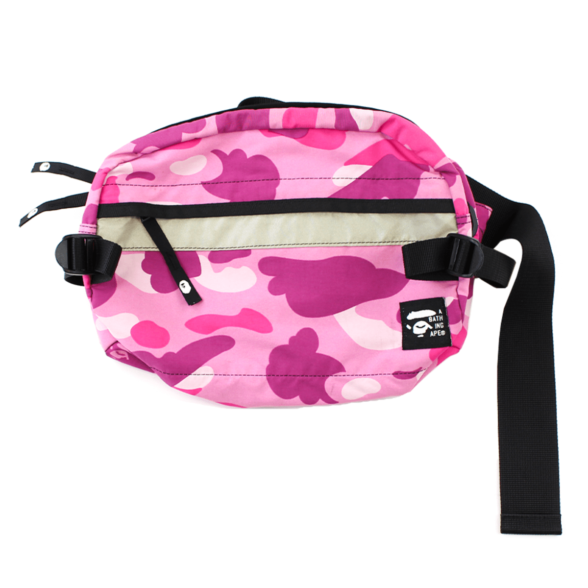 Bape Pink Camo 3m Hip Bag - SaruGeneral