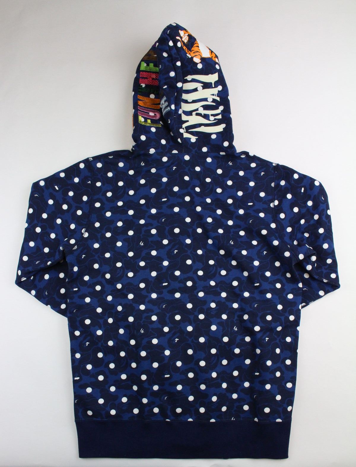 Bape Polkadot Tiger Shark Hoodie Navy - SaruGeneral
