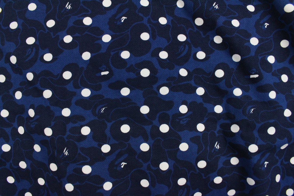 Bape Polkadot Tiger Shark Hoodie Navy - SaruGeneral