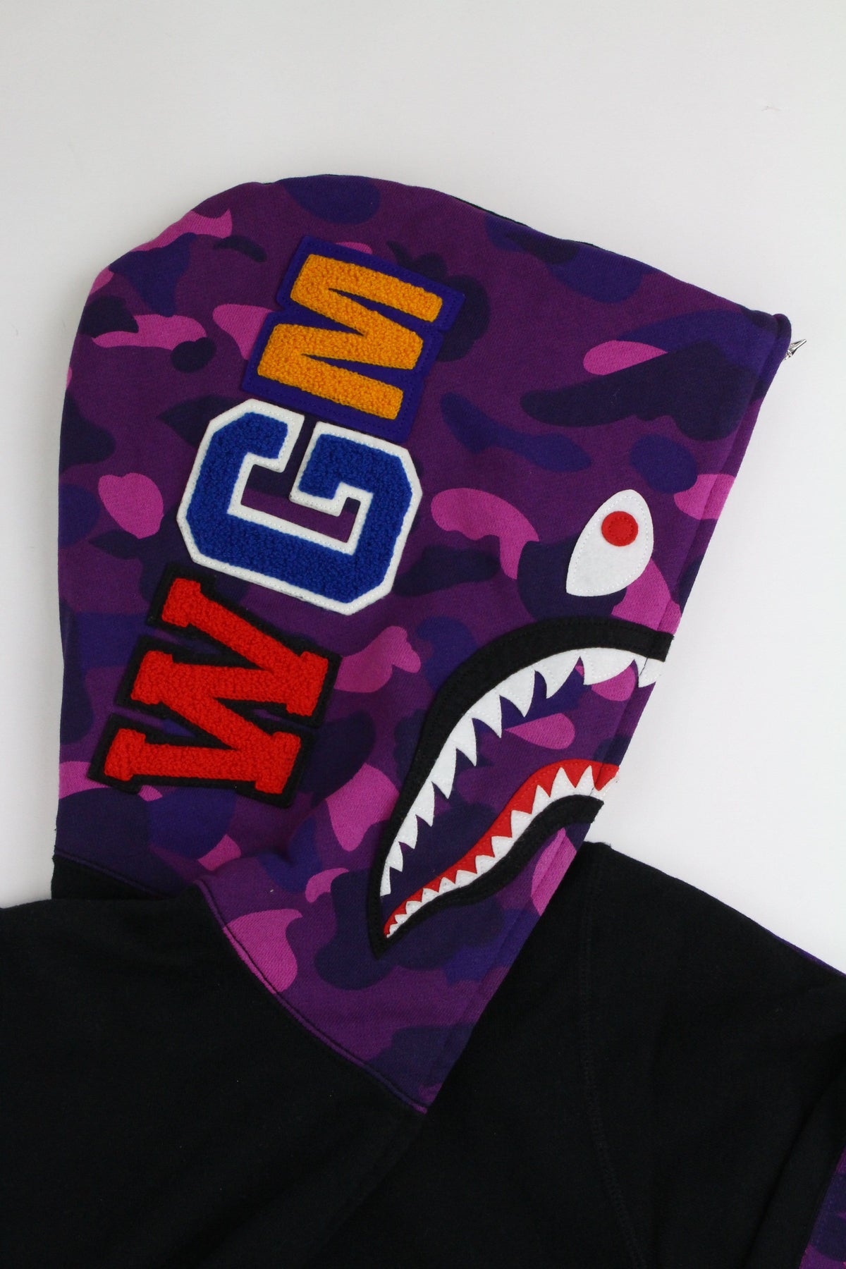 Bape Purple Camo Half Shark Black - SaruGeneral
