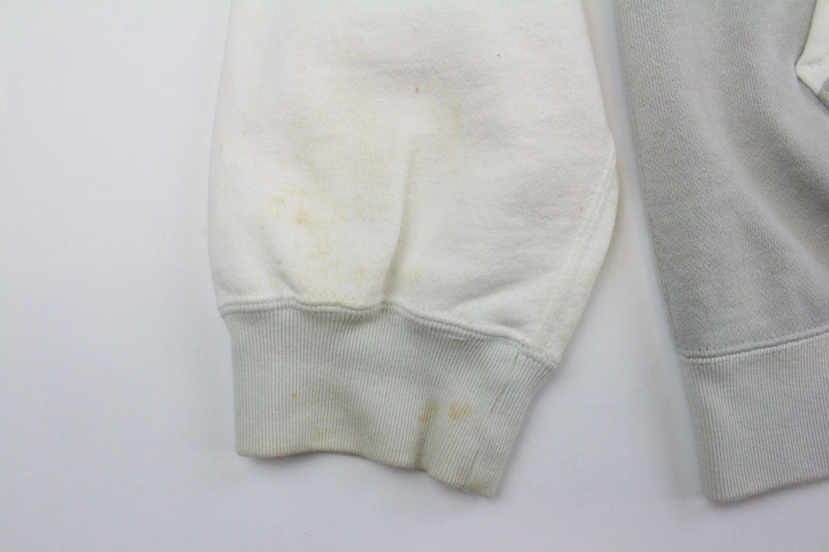 Bape White Camo Full Zip Text Hoodie - SaruGeneral