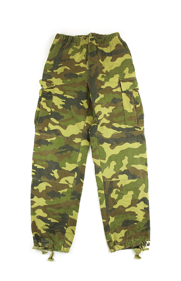 Bape Woodand Camo Cargo joggers - SaruGeneral