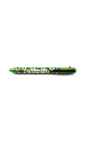 Stylo multicolore Bape ABC vert