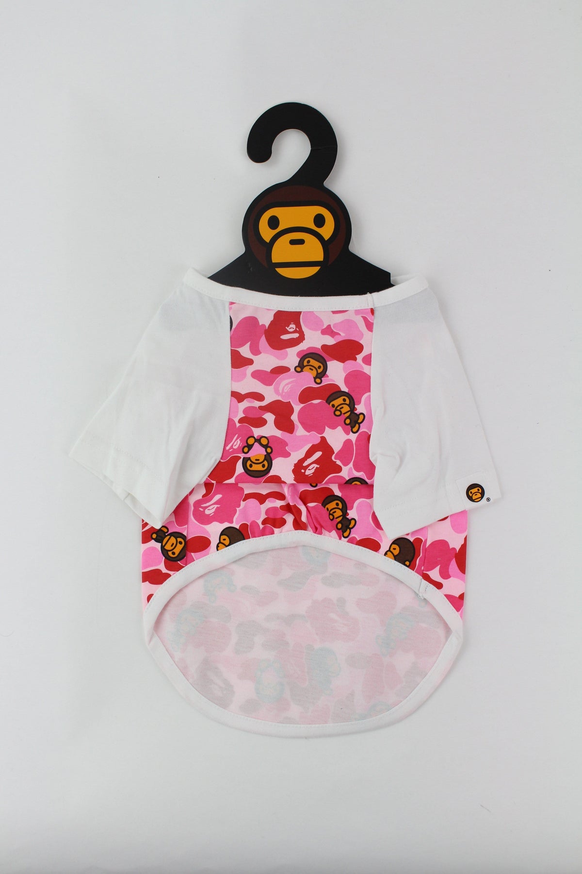 Bape abc pink milo camo dog onsie - SaruGeneral