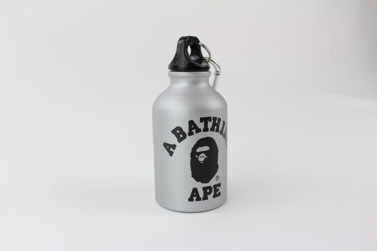 Bape college logo waterbottle silver - SaruGeneral