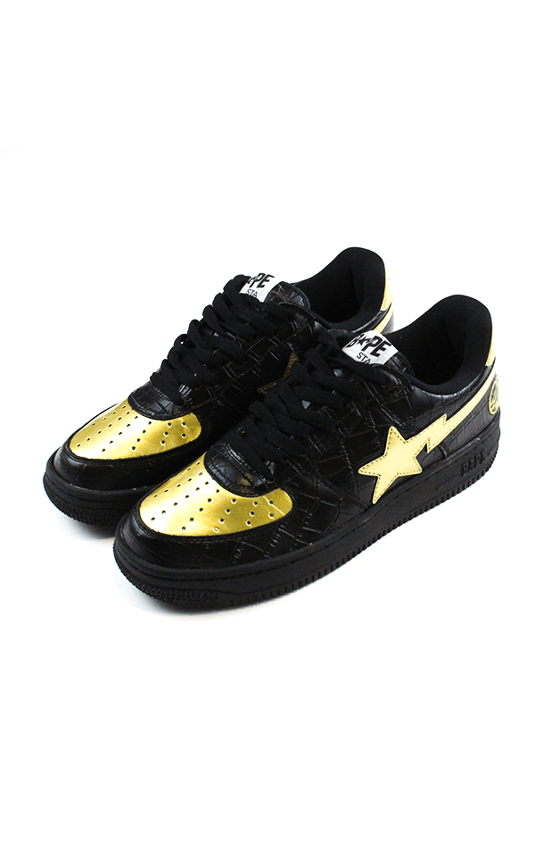 Bape x 24K Black and Gold Bapestas - SaruGeneral