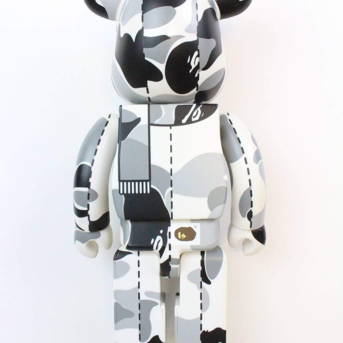 Bape x Be@rbrick Grey Camo 400% Figure - SaruGeneral