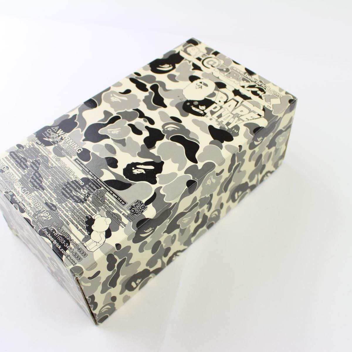 Bape x Be@rbrick Grey Camo 400% Figure - SaruGeneral