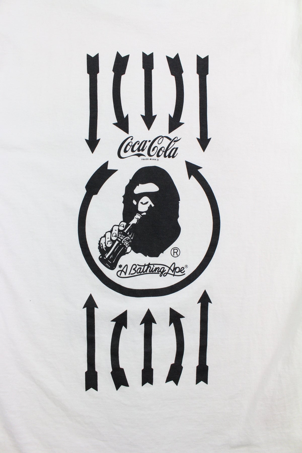 Bape x Coca Cola Big Ape Tee White - SaruGeneral