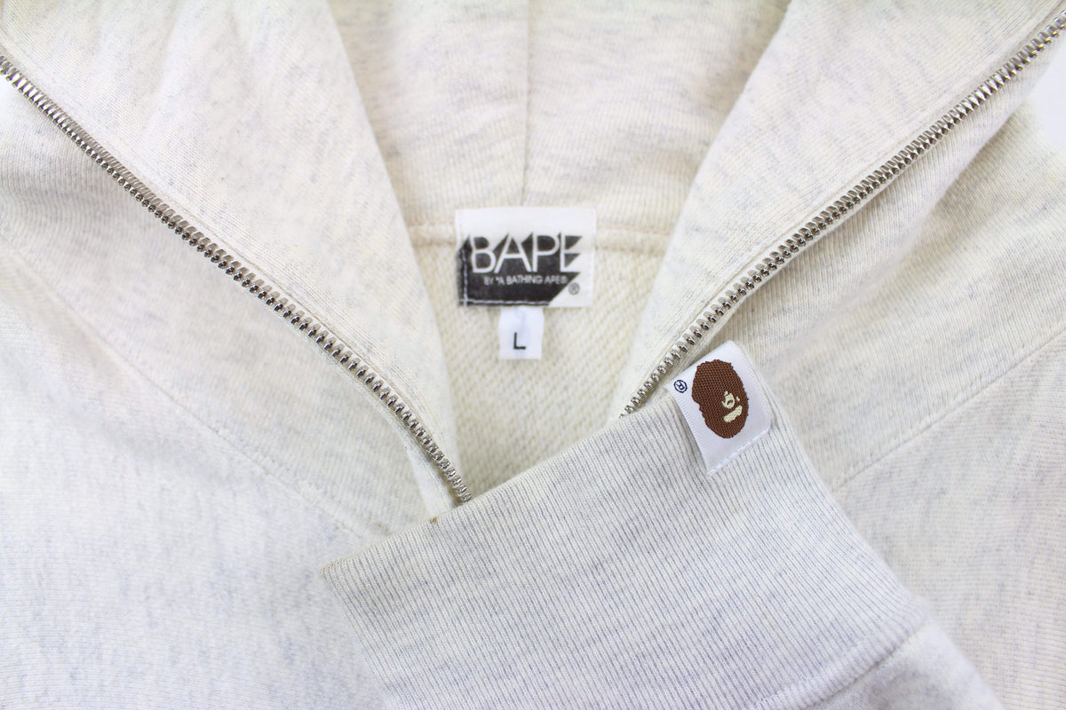 Bape x DC Batman Fullzip Hoodie Grey - SaruGeneral