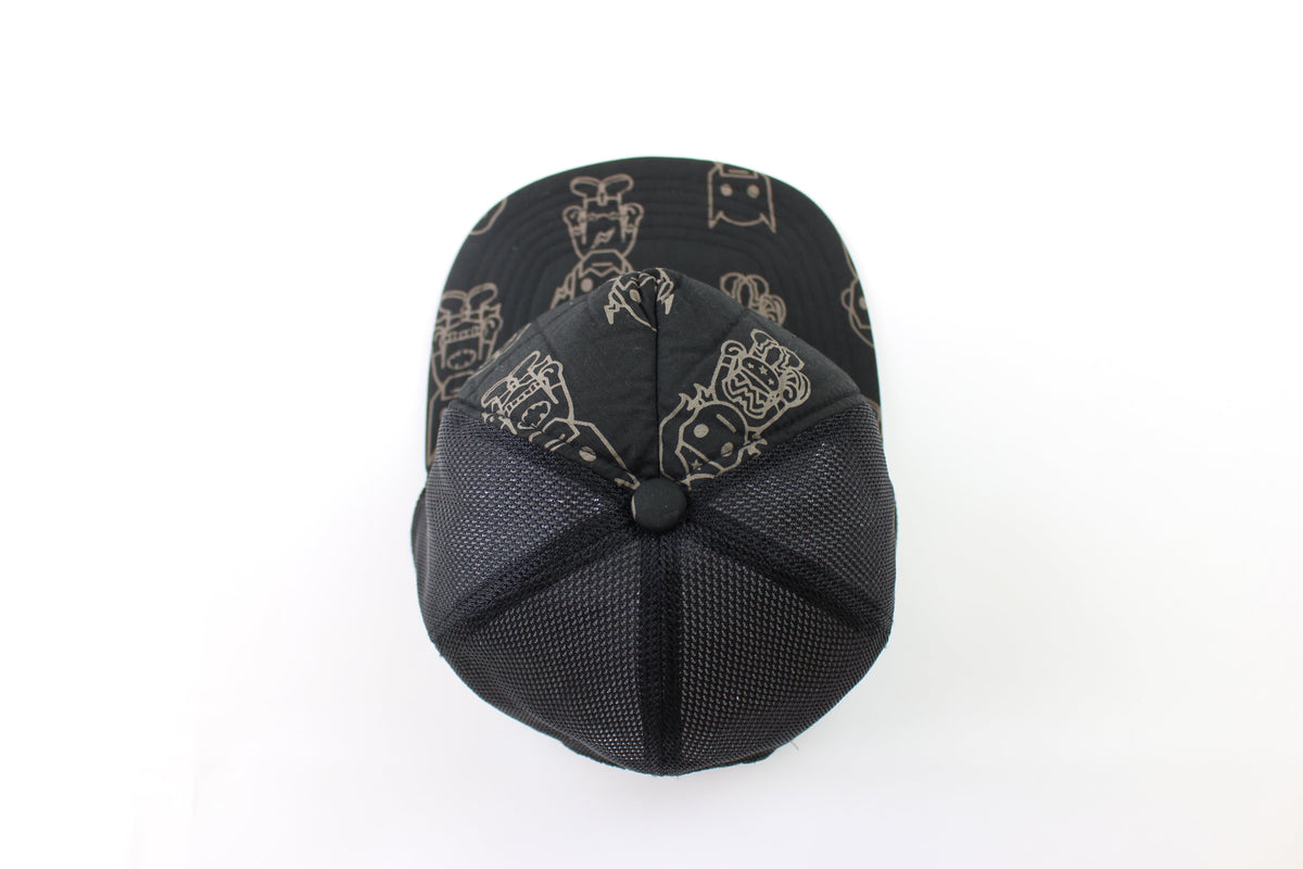 Bape x DC Heroes Trucker Cap Black - SaruGeneral