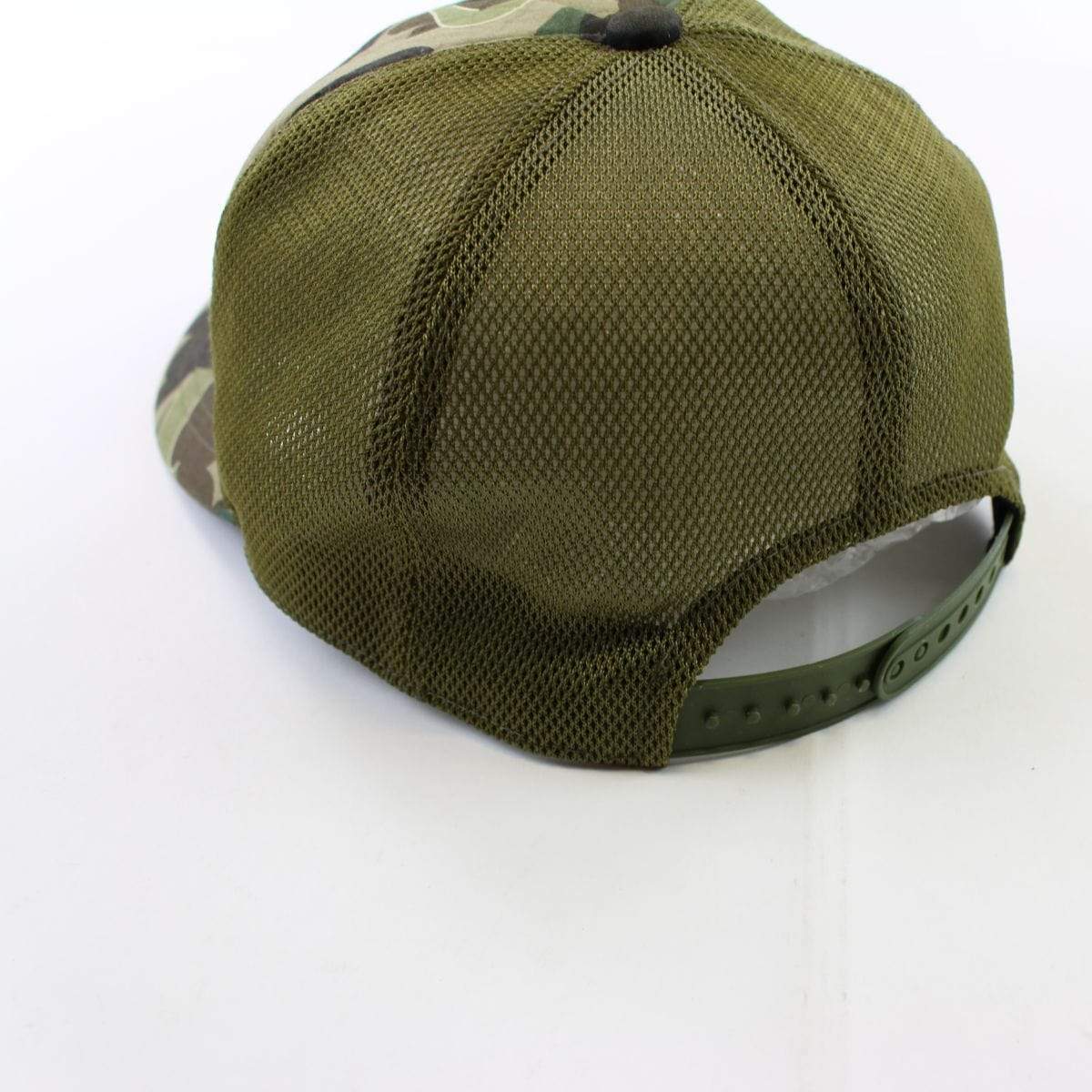 Bape x Kaws 1st Green Camo Trucker Hat - SaruGeneral