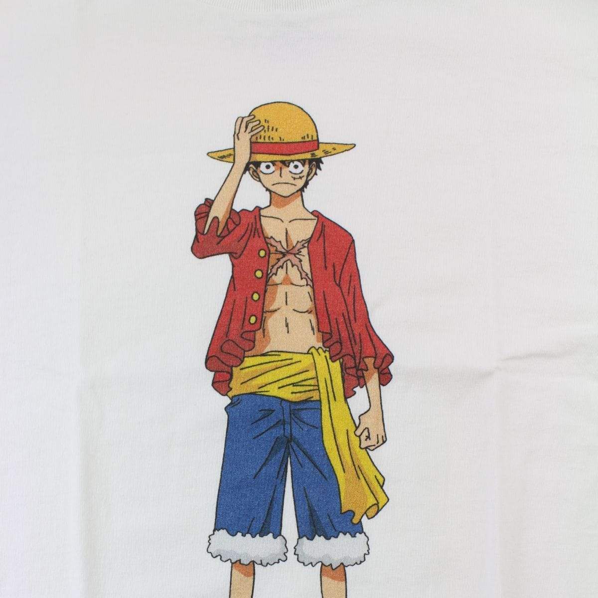 Bape x One Piece Luffy Tee White - SaruGeneral