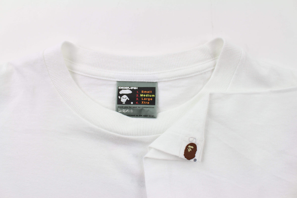 Bape x Stash 72dpi Tee White - SaruGeneral