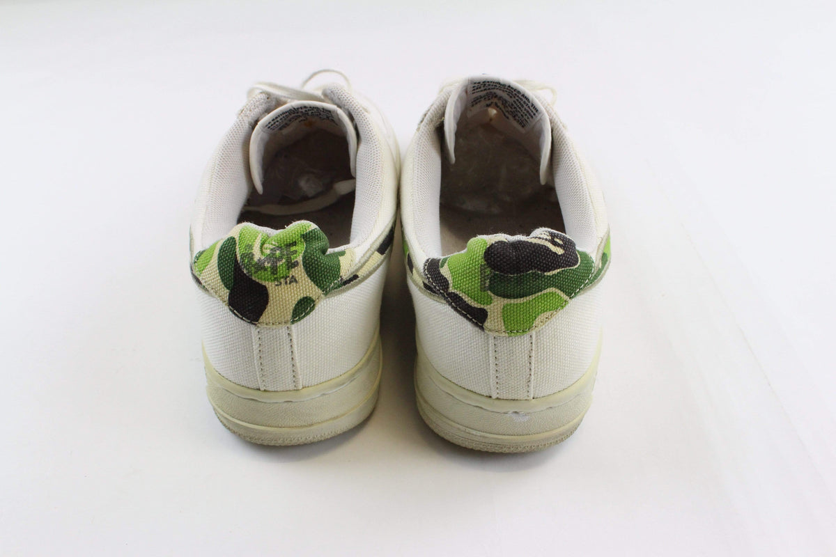 Bapesta white-ABC Green Camo Sta - SaruGeneral