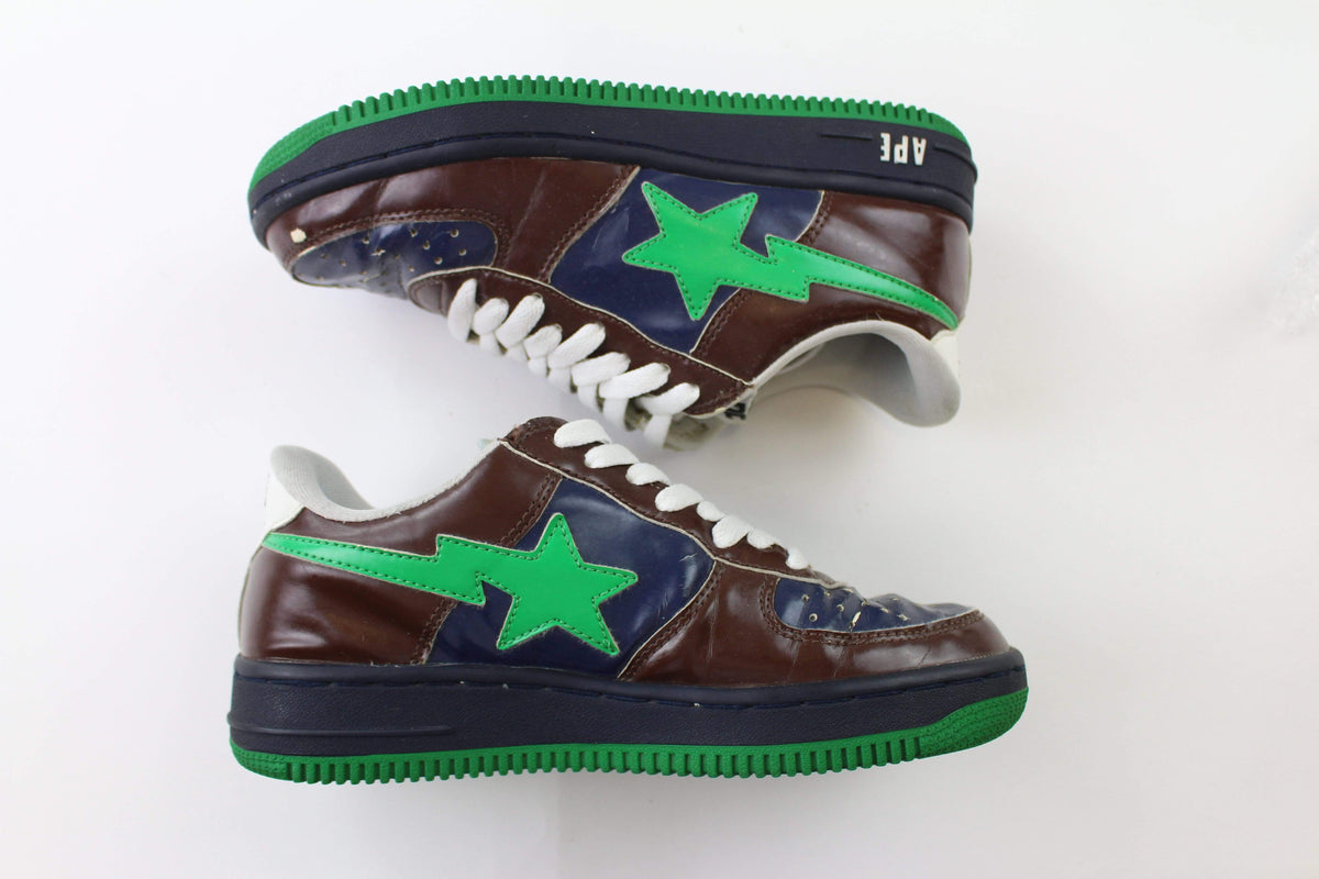Bapesta Mint Brown Blue - SaruGeneral