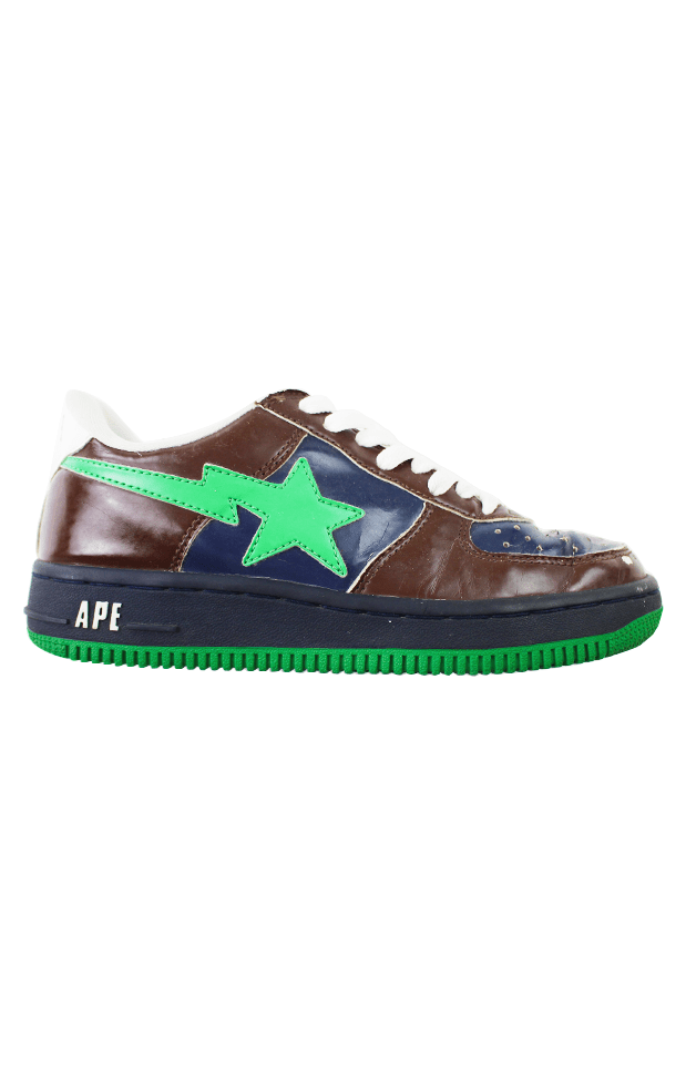 Bapesta Mint Brown Blue - SaruGeneral