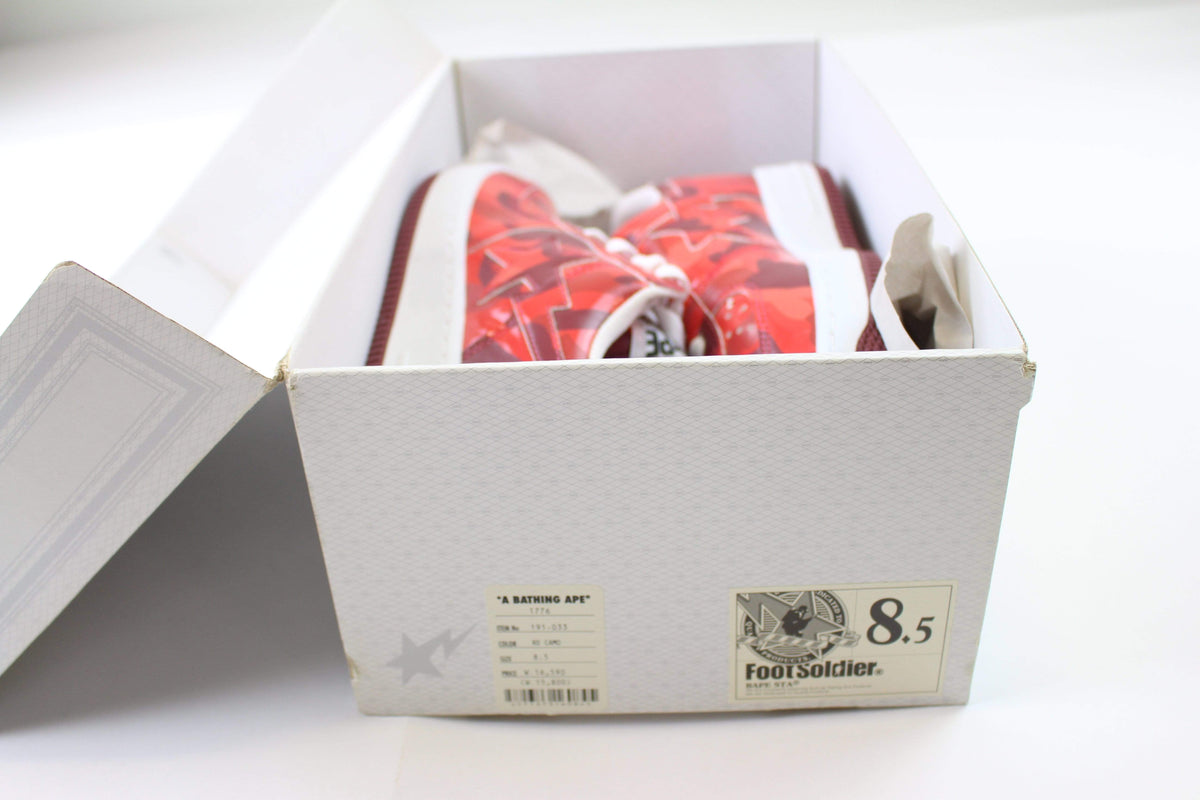 Bapesta Red Camo - SaruGeneral