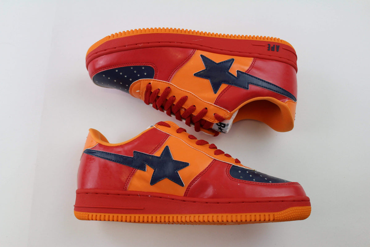 Bapesta Red Orange Blue - SaruGeneral