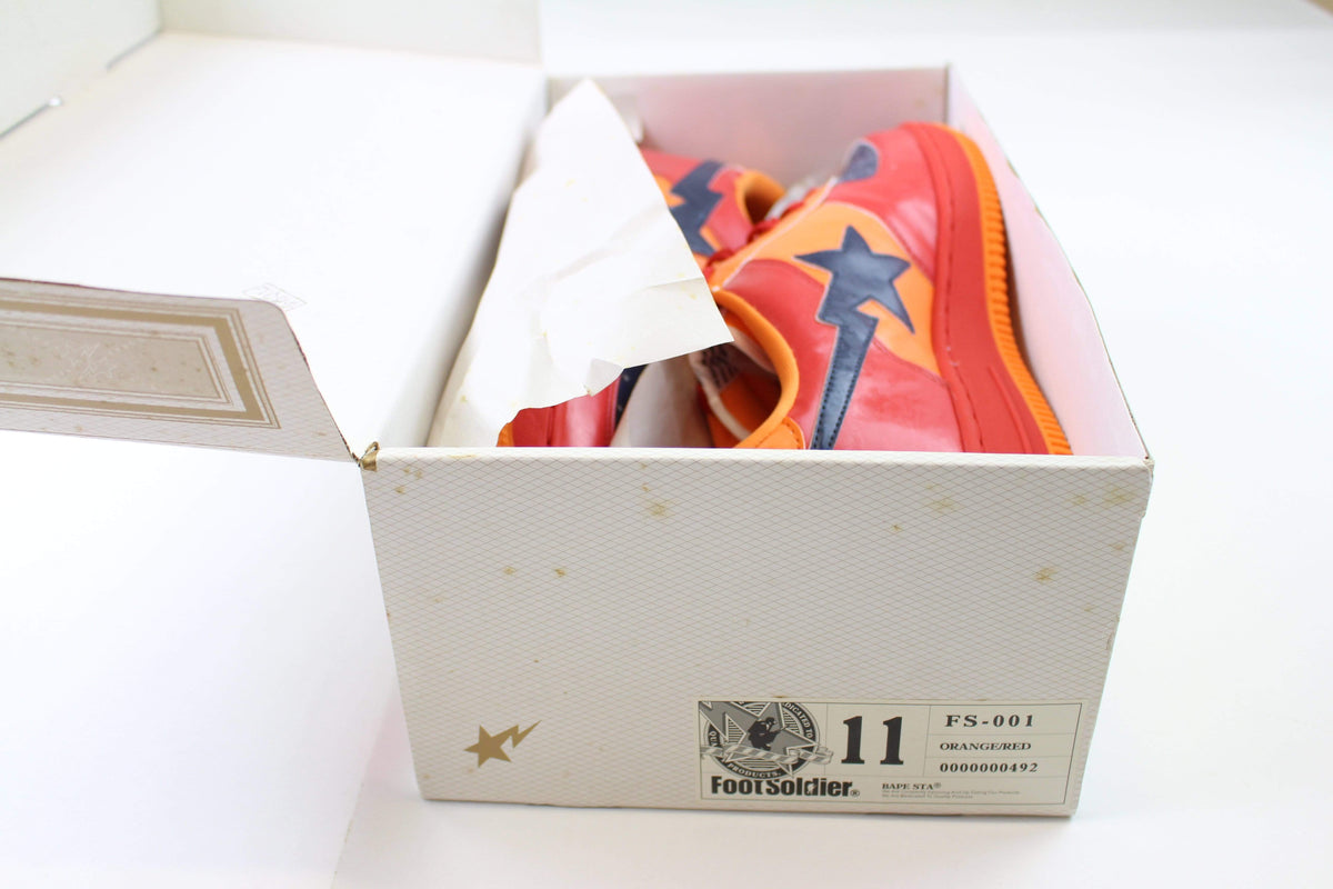 Bapesta Red Orange Blue - SaruGeneral