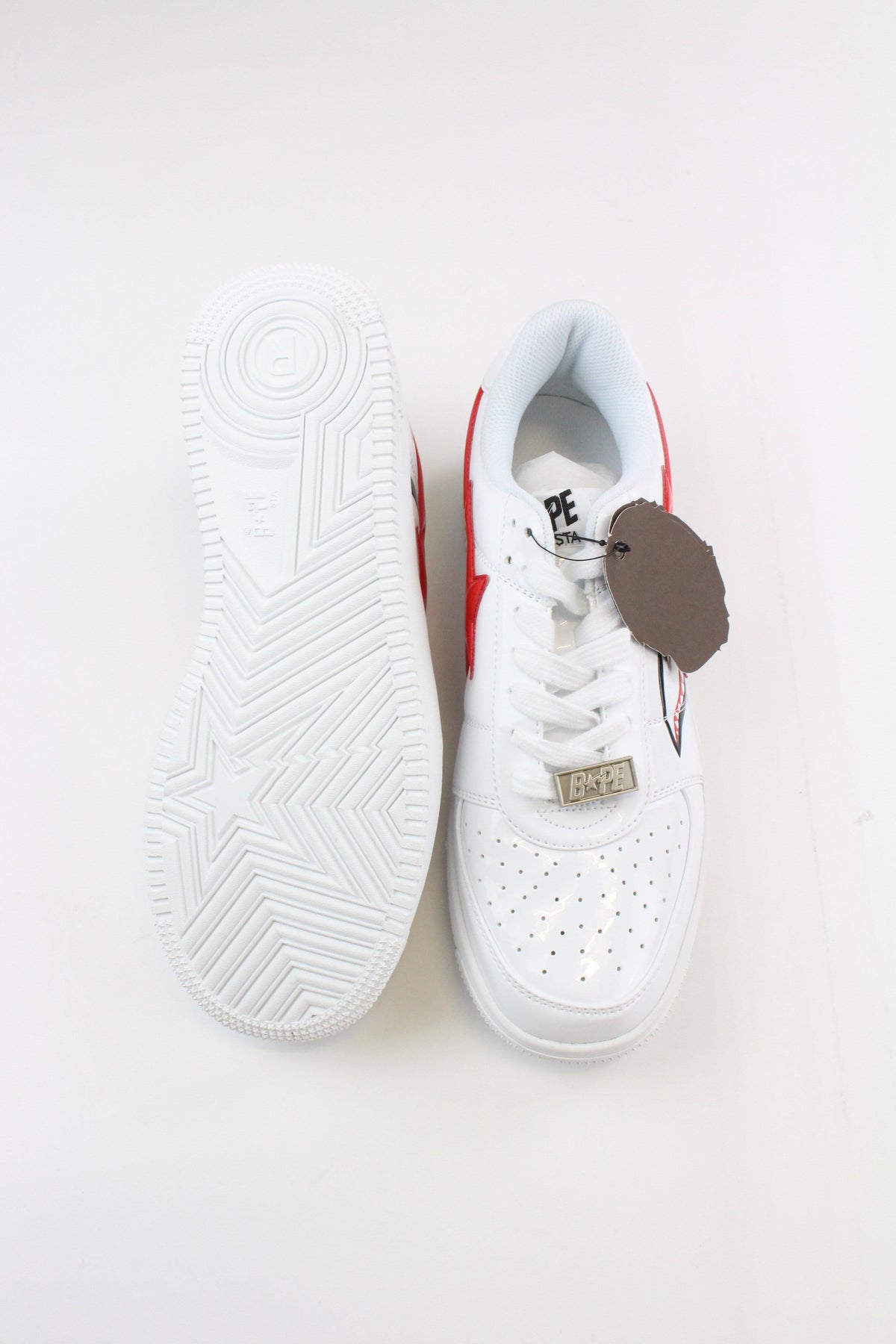 Bapesta Shark red sta white - SaruGeneral