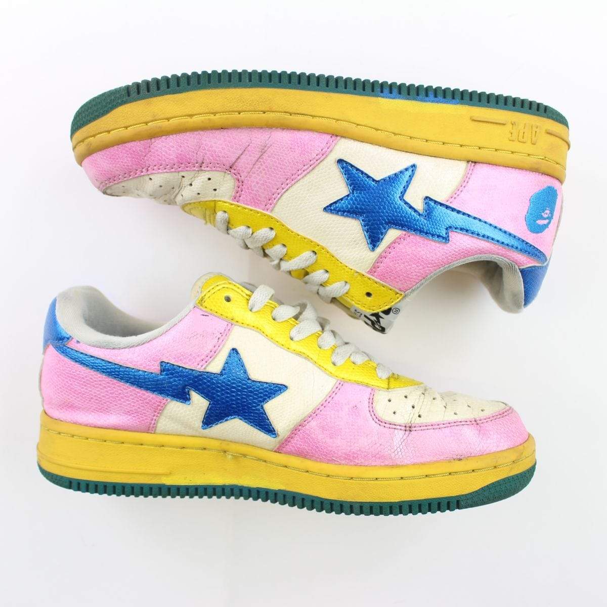 Bapesta Snakeskin Blue Pink Yellow - SaruGeneral