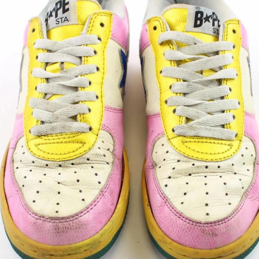 Bapesta Snakeskin Blue Pink Yellow - SaruGeneral