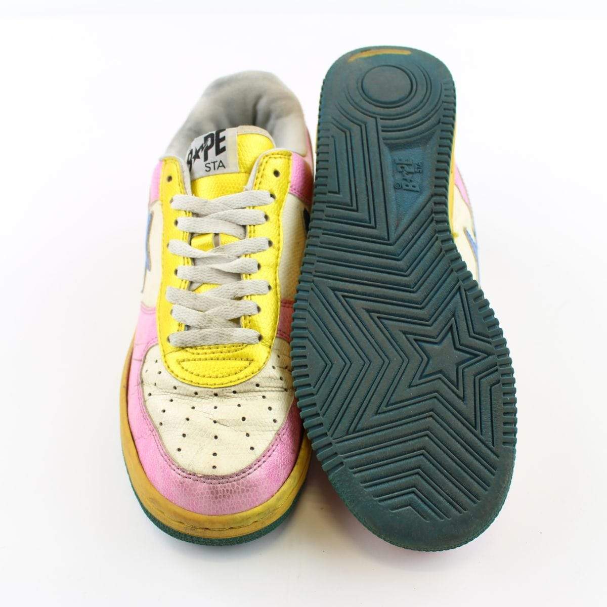 Bapesta Snakeskin Blue Pink Yellow - SaruGeneral