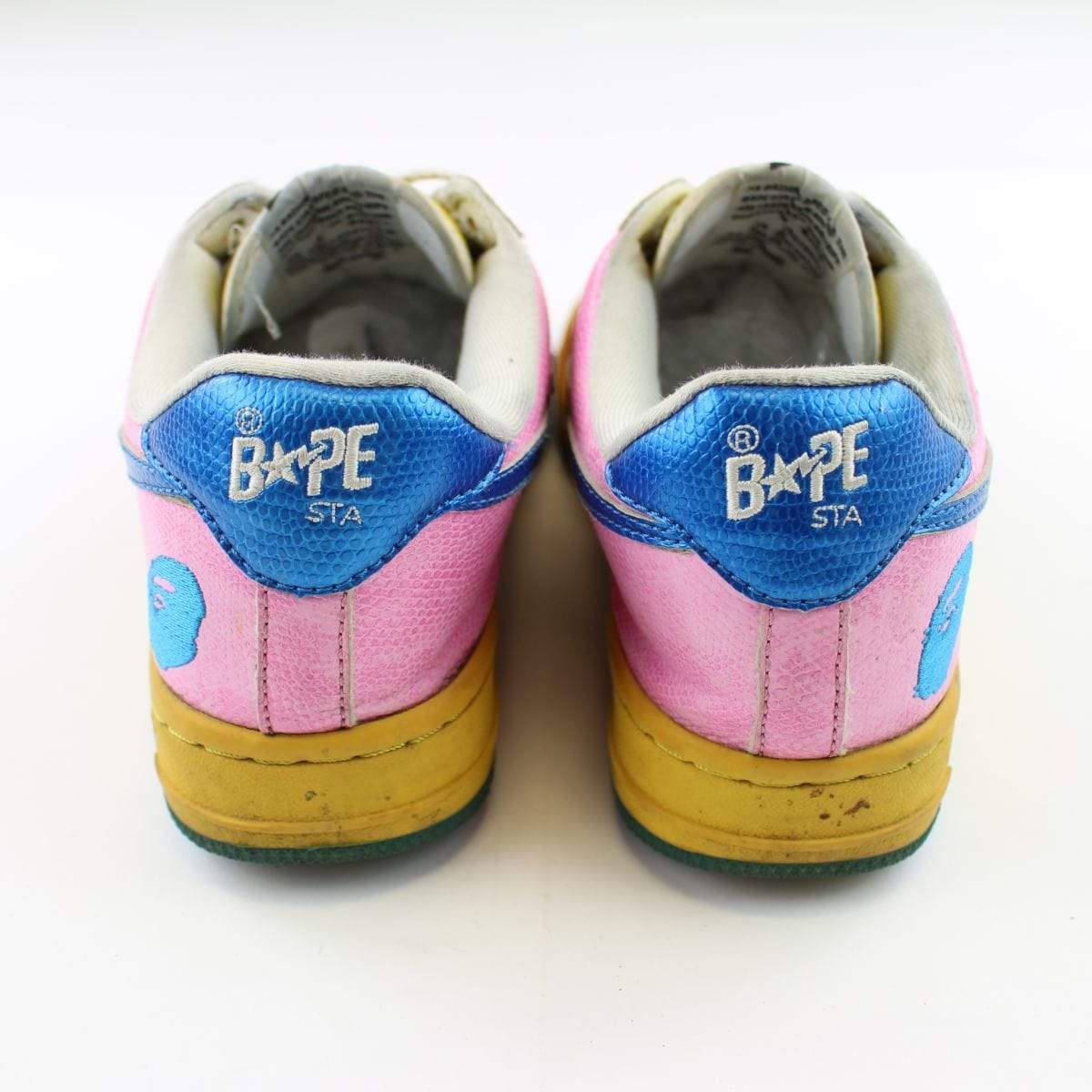 Bapesta Snakeskin Blue Pink Yellow - SaruGeneral