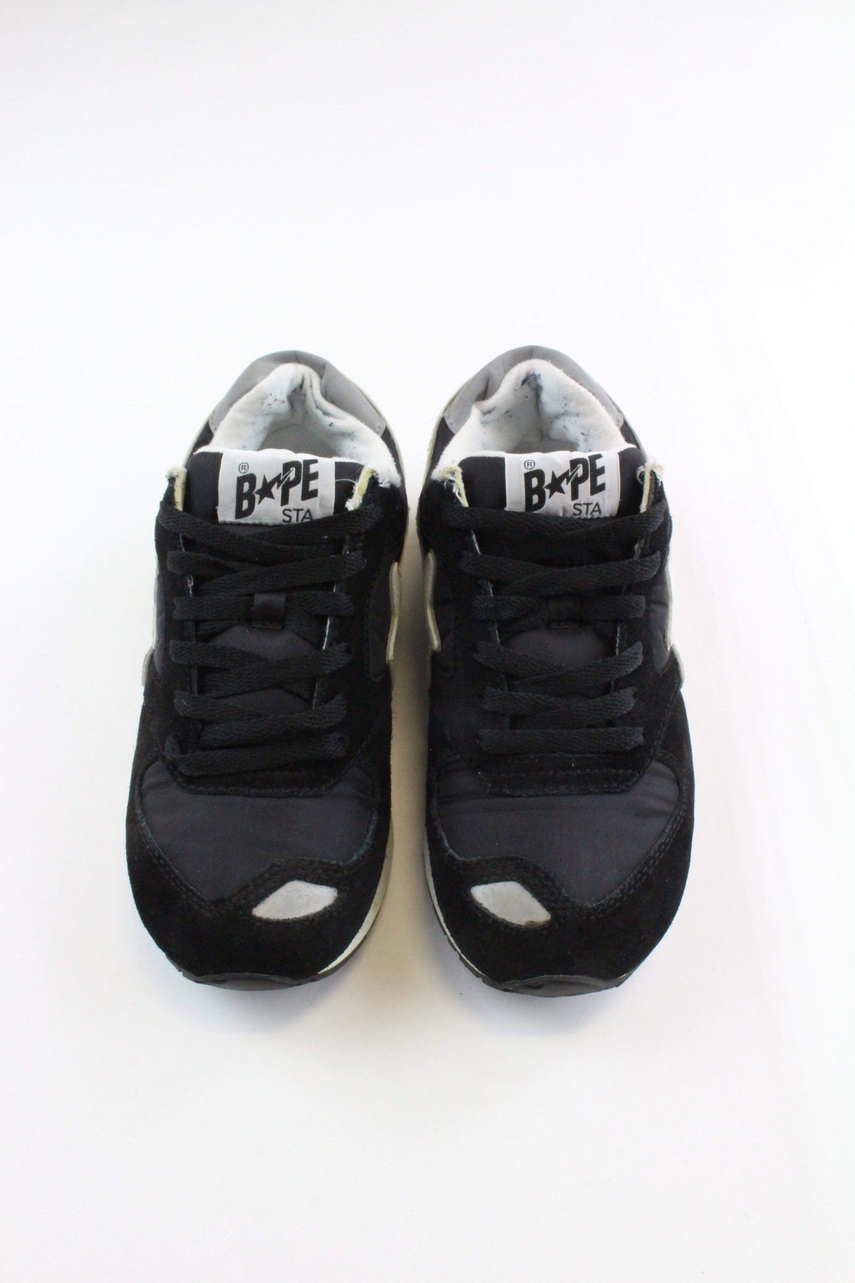 Bapesta Trainer Black White Grey - SaruGeneral