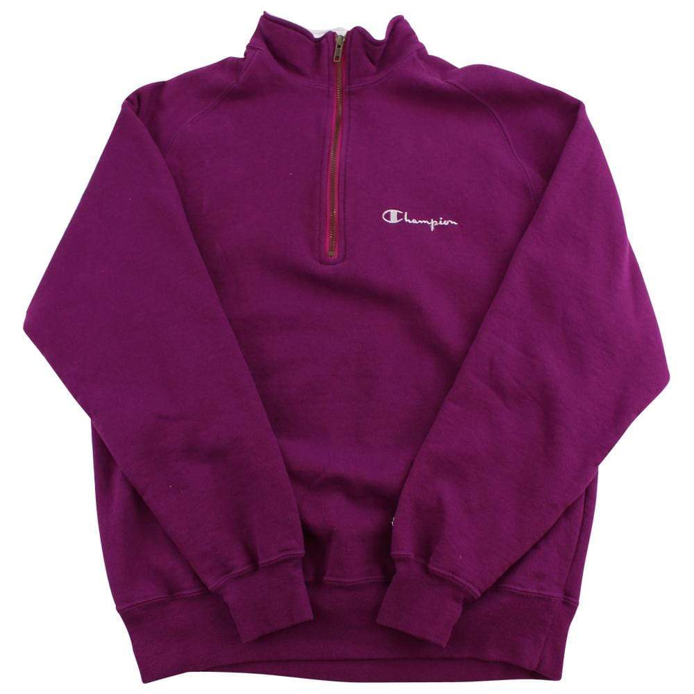Champion Pullover Quarter Zip Purple - SaruGeneral