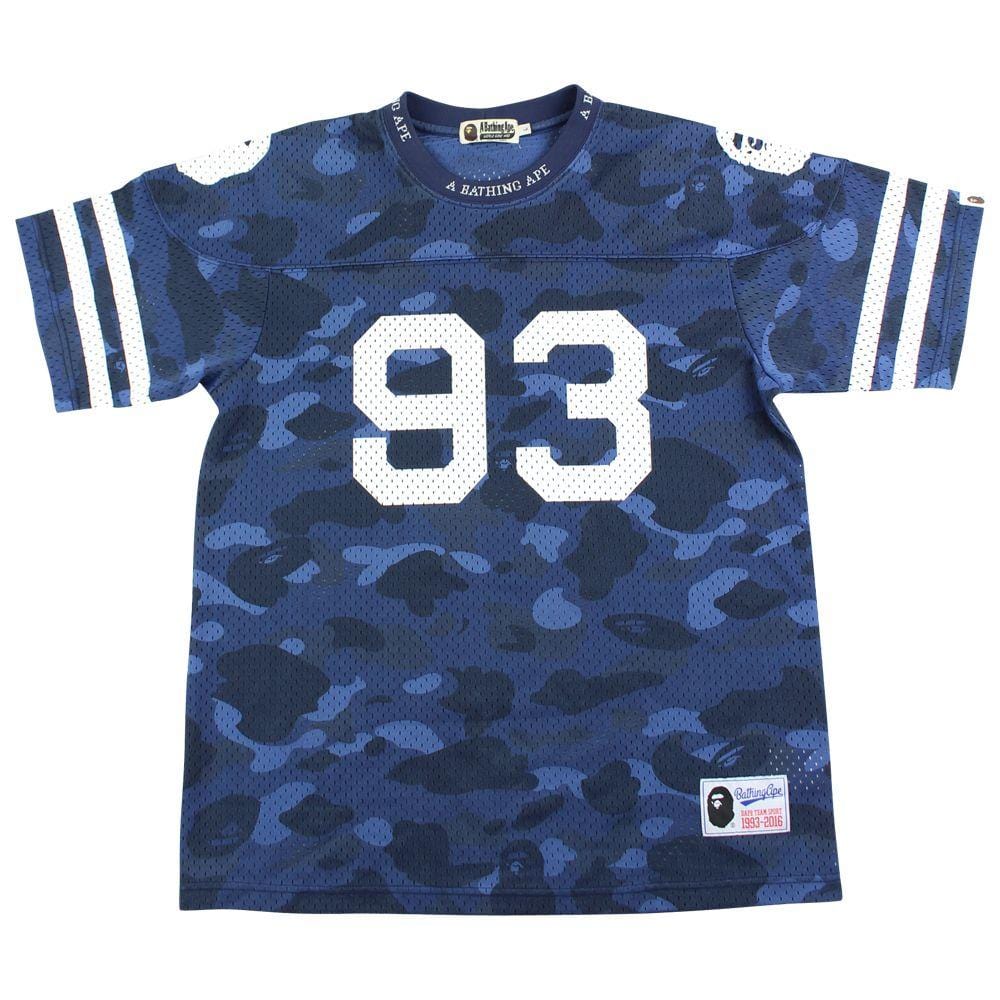 Bape Blue Camo Mesh Jersey - SARUUK