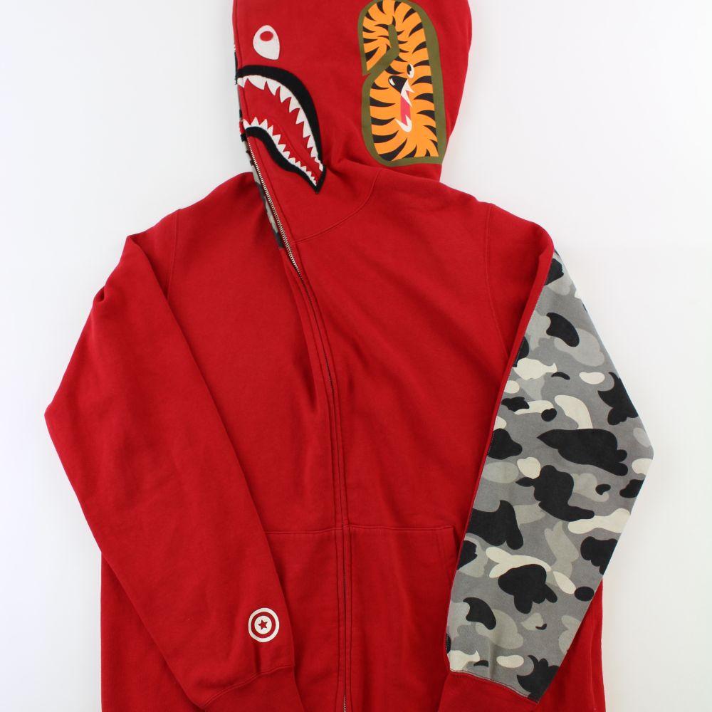 Bape Redgrey Camo Half Shark - SaruGeneral