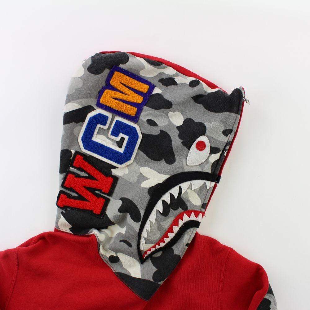 Bape Redgrey Camo Half Shark - SaruGeneral