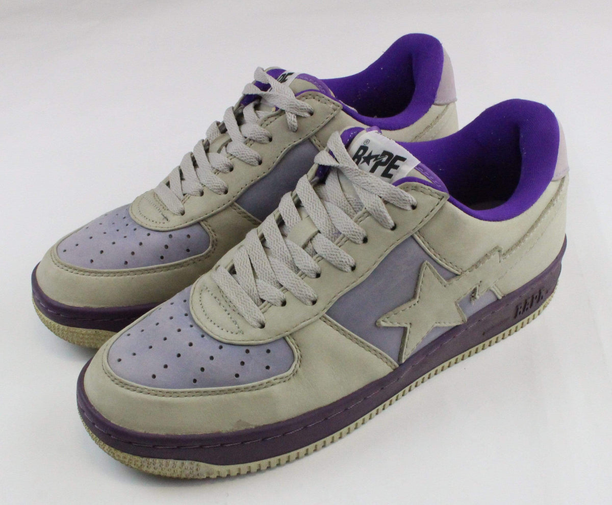 Bapesta Grey Suede and Purple - SaruGeneral