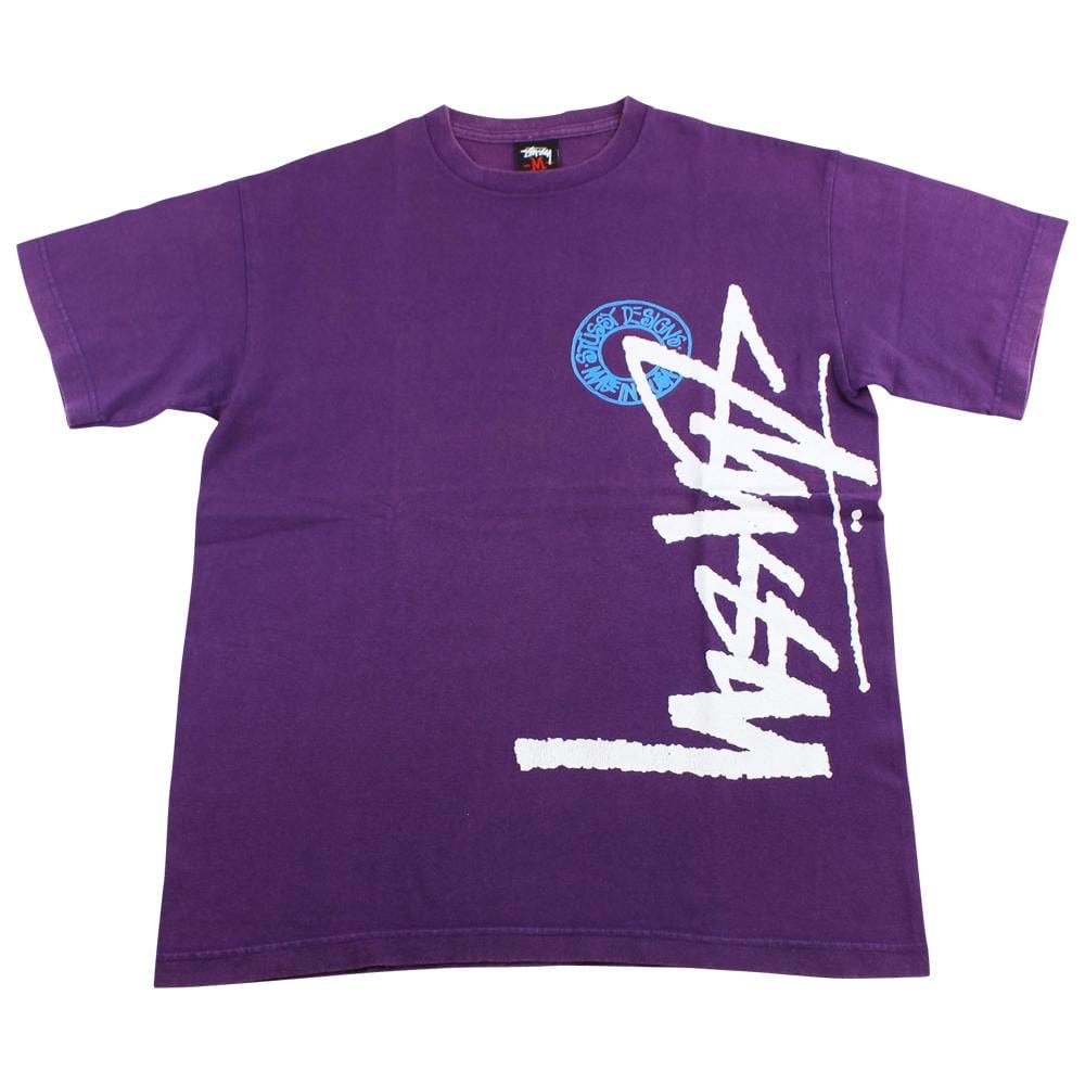 stussy side logo tee purple - SaruGeneral