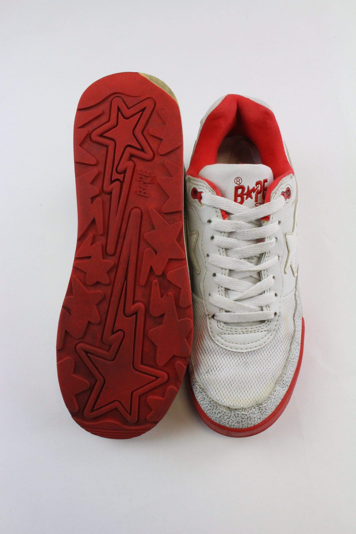 Bape Roadsta Red & Grey Cement - SaruGeneral