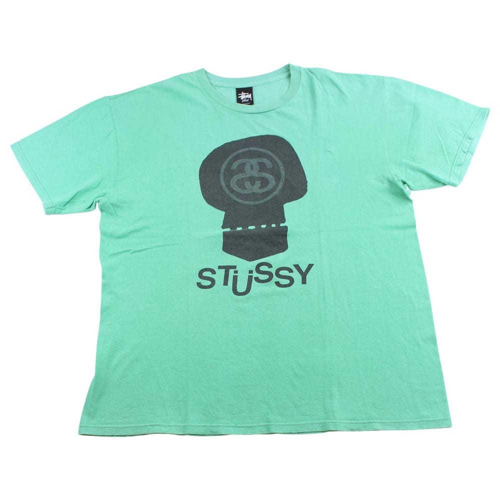 stussy skull tee green - SaruGeneral