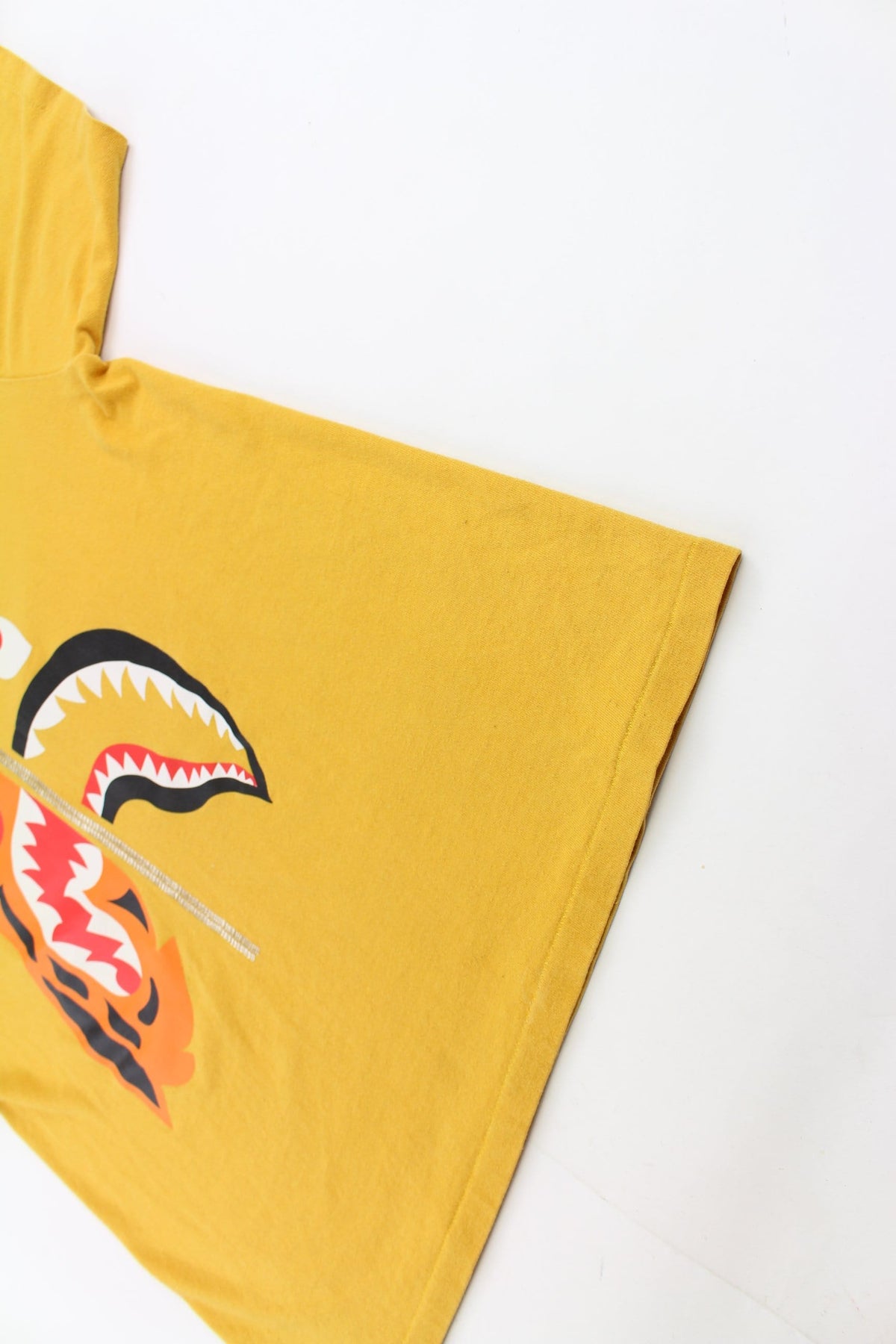bape tiger face shark tee orange - SaruGeneral