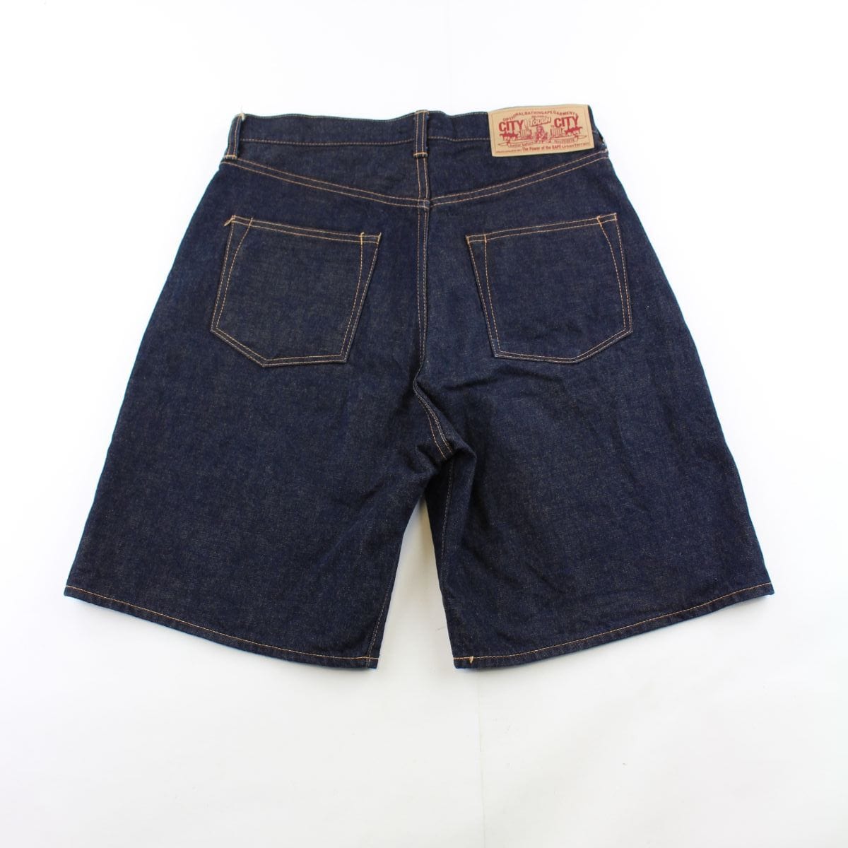 bapesta red camo sta denim shorts - SaruGeneral