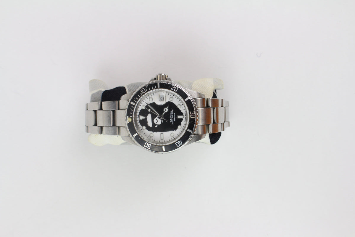 Bapex Silver White Big Ape Logo - SaruGeneral
