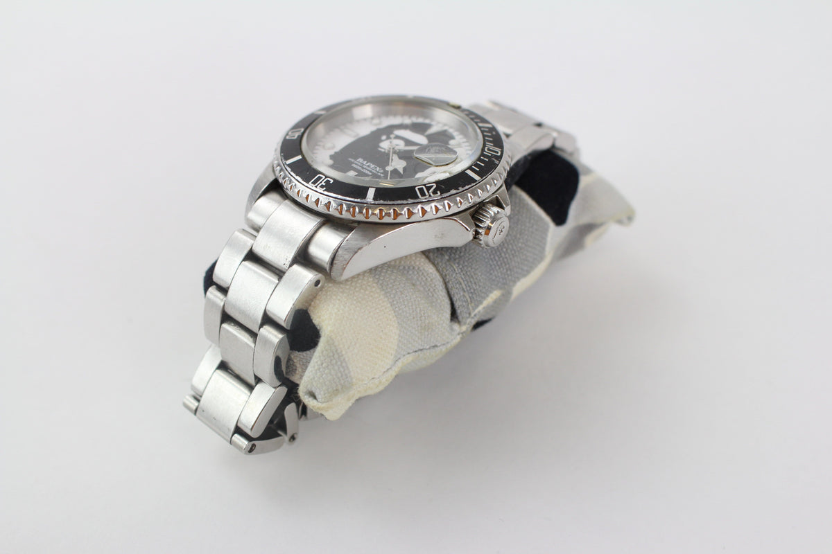 Bapex Silver White Big Ape Logo - SaruGeneral