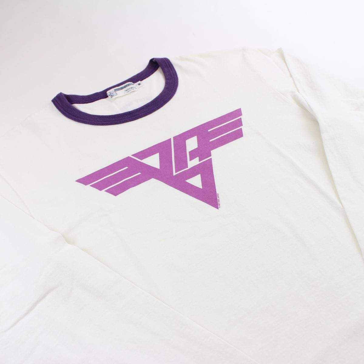 Bape Purple Wings Logo LS White - SaruGeneral