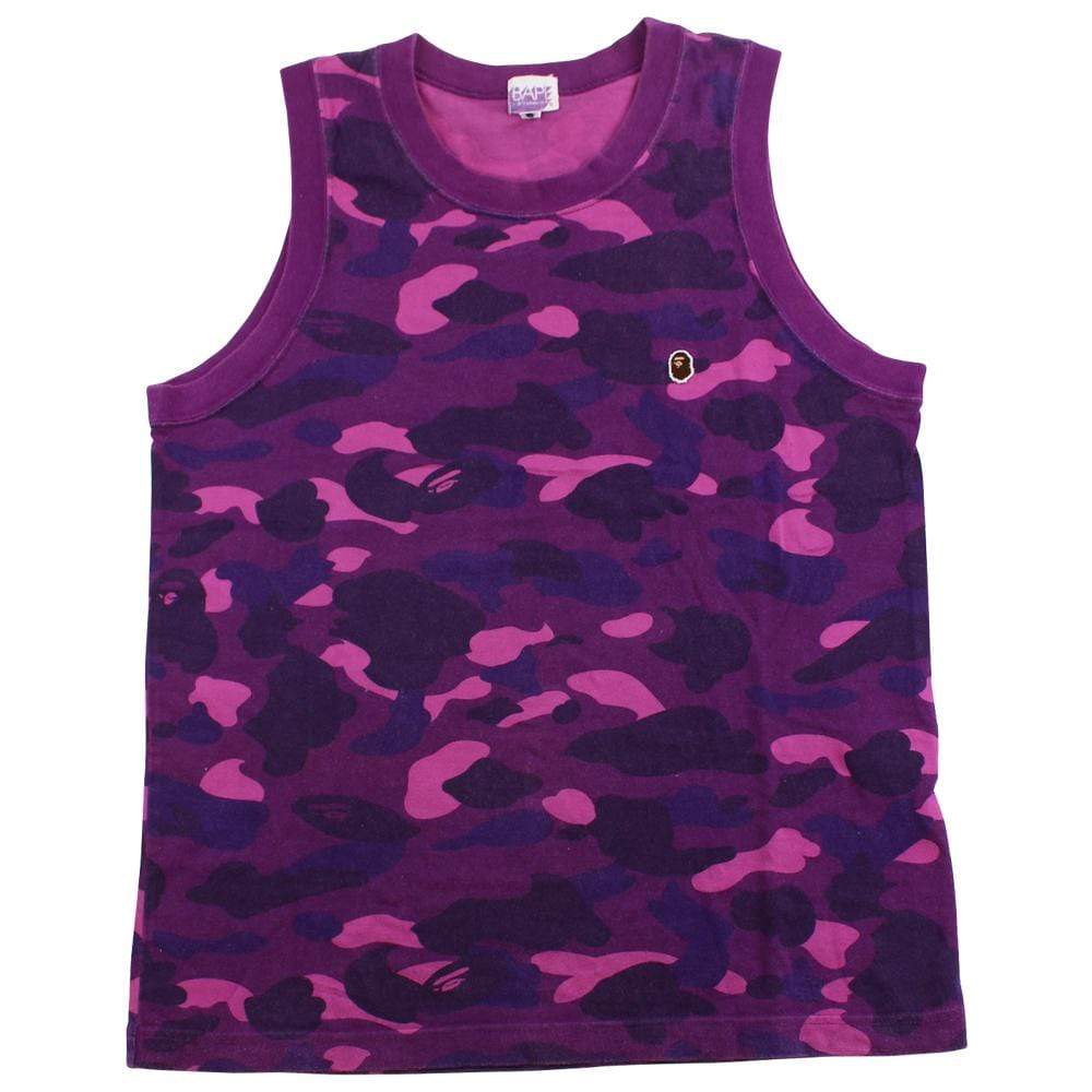 Bape Purple Camo Point Head Vest - SaruGeneral