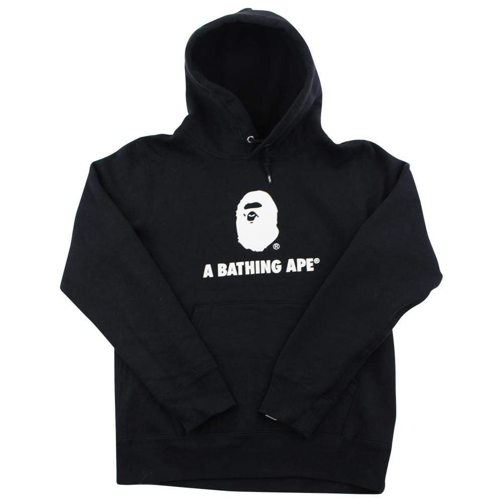 Bape A.S.N.K.A Big Ape Logo Hoodie Black - SaruGeneral