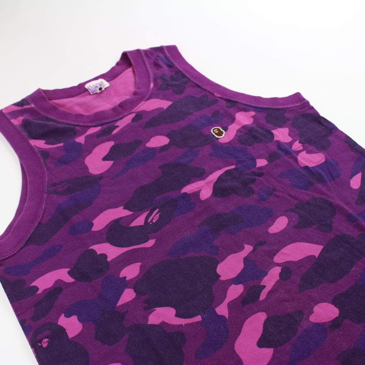 Bape Purple Camo Point Head Vest - SaruGeneral