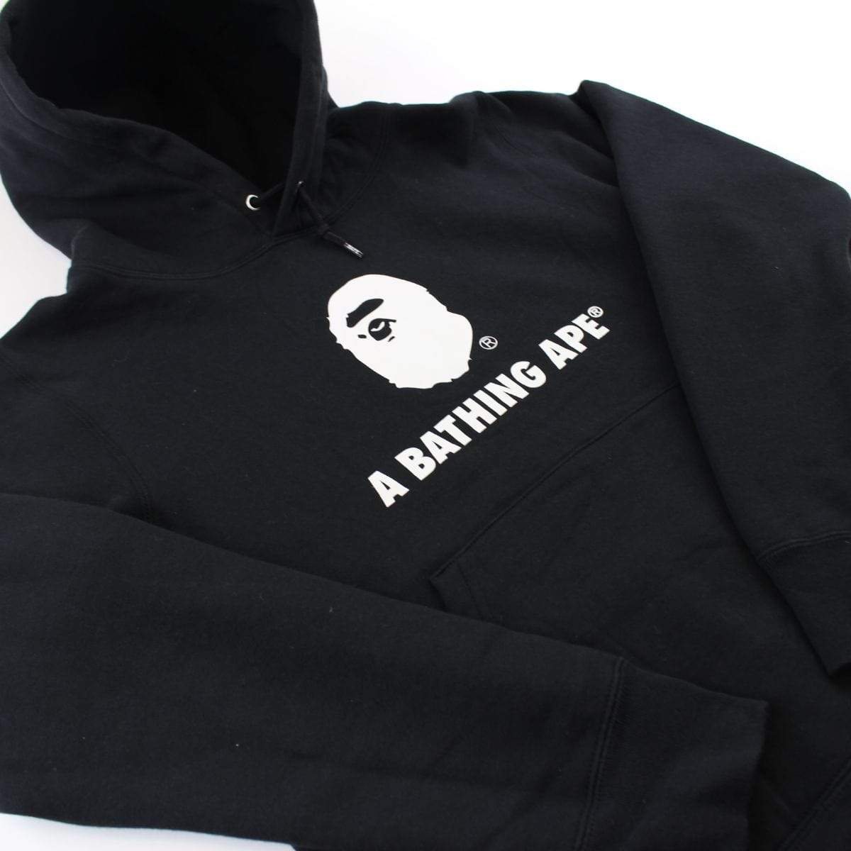 Bape A.S.N.K.A Big Ape Logo Hoodie Black - SaruGeneral