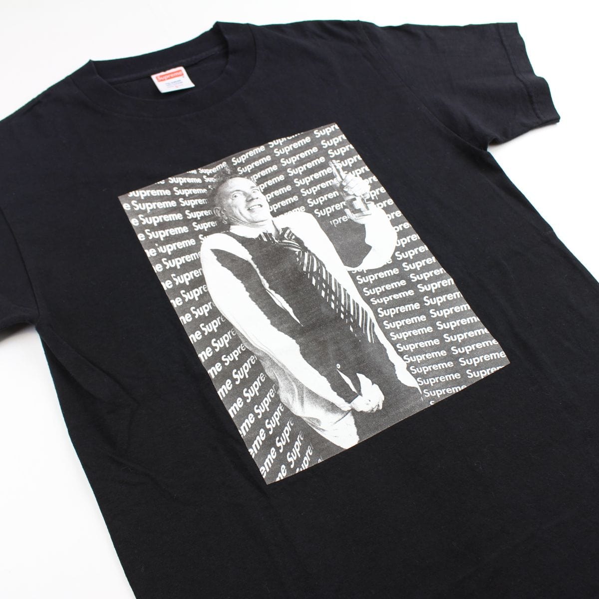 supreme x john lydon tee black 2010 - SaruGeneral