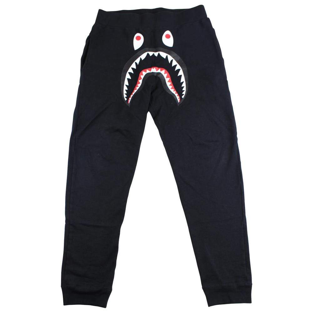 bape shark face joggers black - SaruGeneral